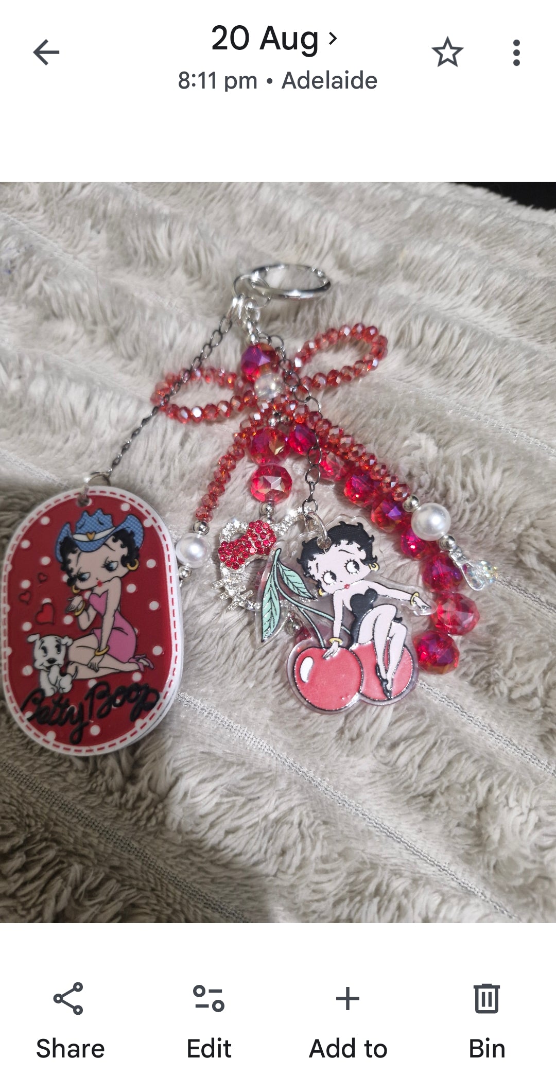 Key charms & bag charms